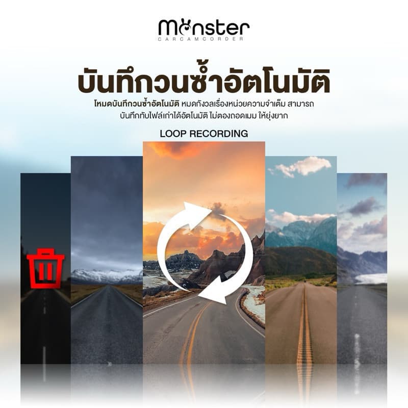 DENGO Monster กล้องติดรถ Wifi ดูผ่านมือถือ 2 กล้องหน้าหลัง ฟังก์ชั่นครบ รับประกันสินค้า 1 ปี https://wayoza.com