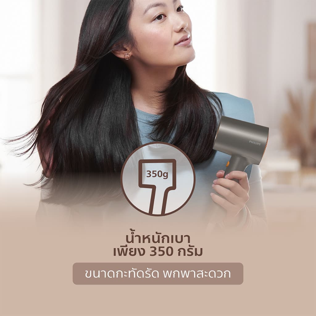 Philips รุ่น BHD321/00 ฟิลิปส์ ไดร์เป่าผม 1600W ผมนุ่มเงางามด้วย 30 ล้านไอออน https://wayoza.com