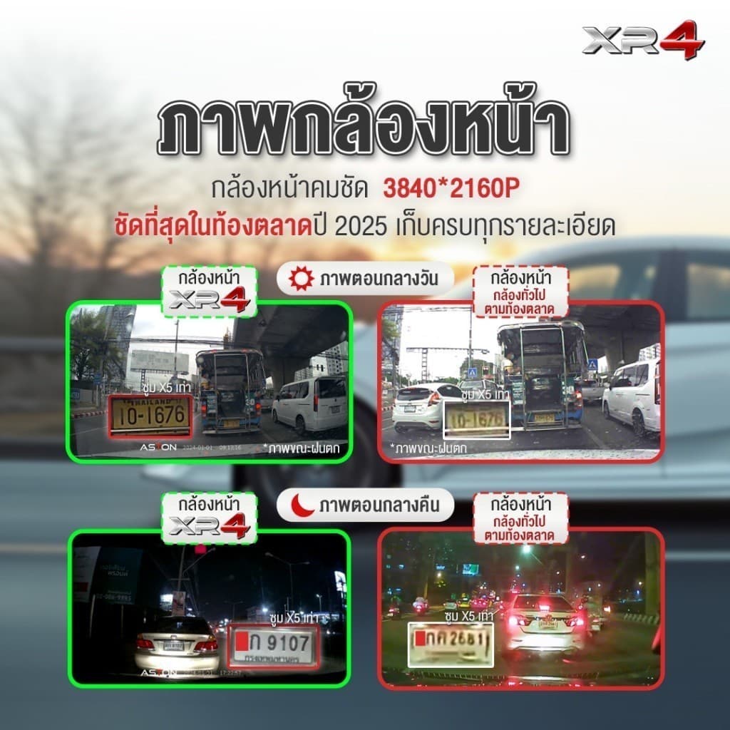 ASTON XR-4 กล้องติดรถยนต์ ชัดระดับ 4K WIFI กล้องรถหน้าหลัง กล้องหลังกันน้ำ อุปกรณ์ครบ ประกัน 1 ปี https://wayoza.com
