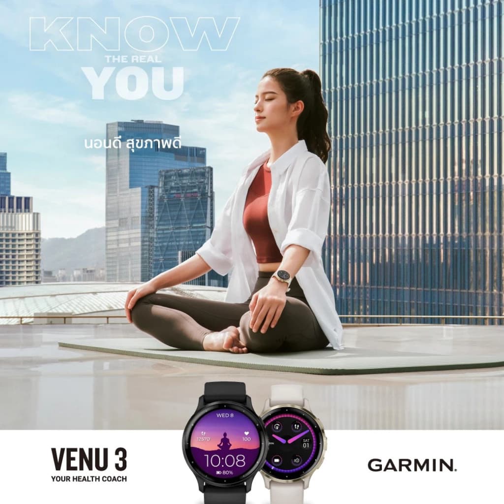 Garmin Venu 3 series นาฬิกาสมาร์ทวอทช์ รับประกันศูนย์ไทย 2 ปี https://wayoza.com