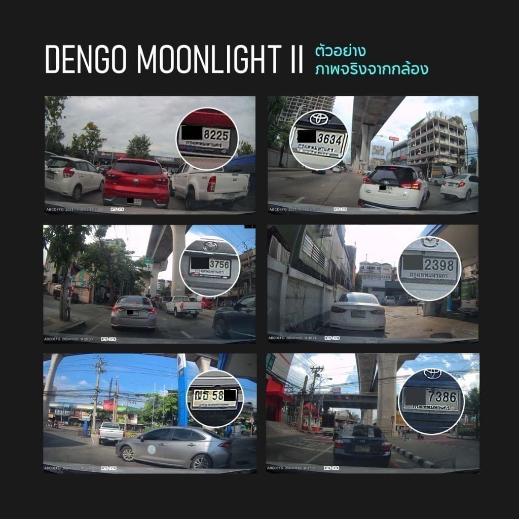 DENGO Moonlight II 4k กล้องติดรถ 2 กล้อง Wifi ระบบความปลอดภัย ADAS+BSD+LCA ประกัน 1 ปี https://wayoza.com