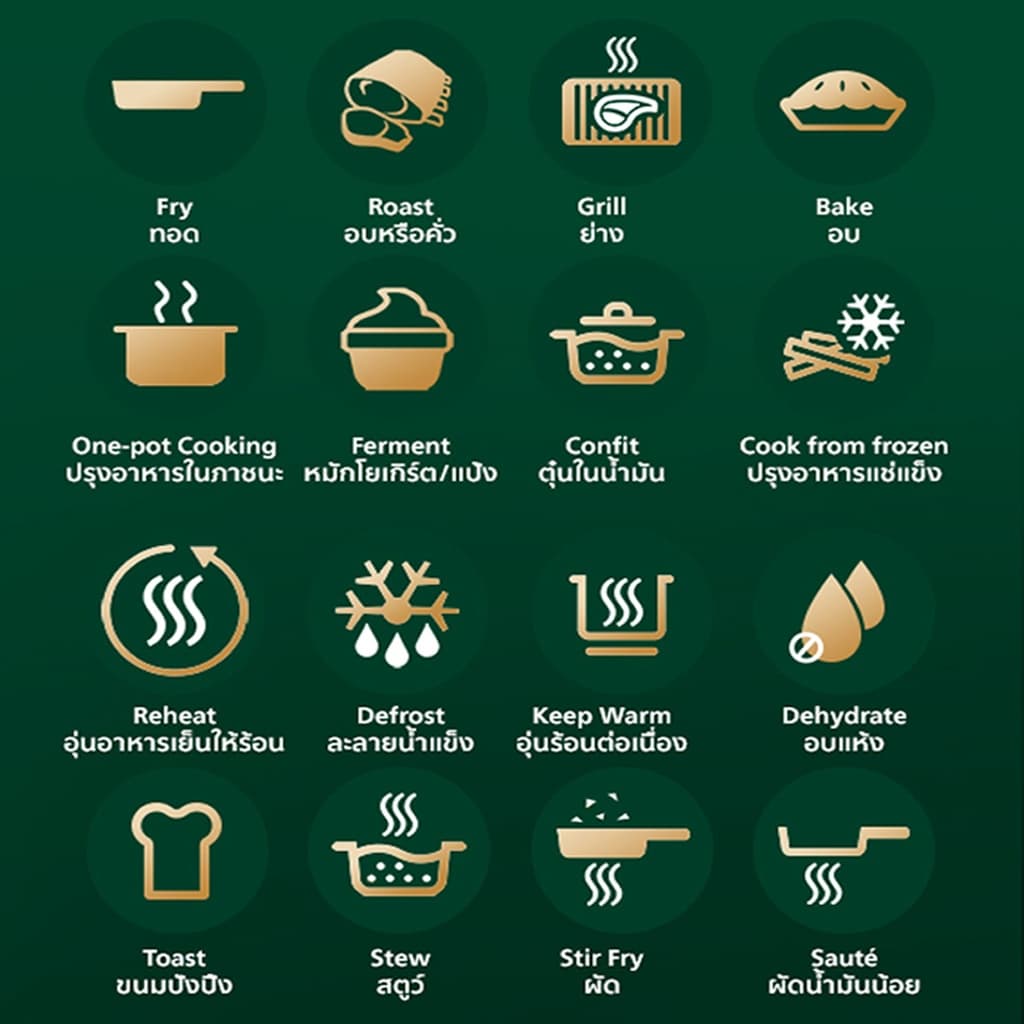 Philips HD9880/90 Series 7000 AirFryer หม้อทอดอากาศฟิลิปส์ หม้อทอด ไร้น้ำมัน 8.3 L https://wayoza.com