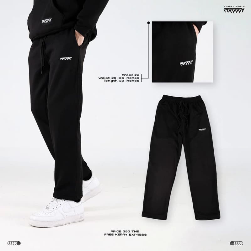 ZEROBOY - กางเกงขายาว Zeroboy ผ้าสำลี https://wayoza.com