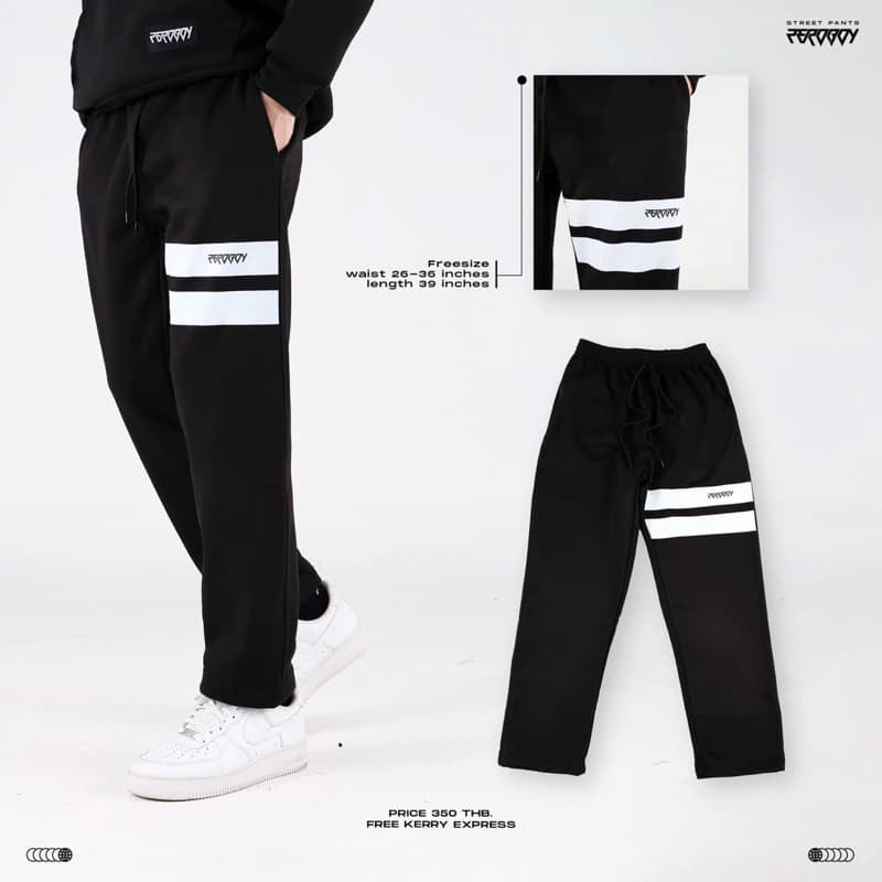 ZEROBOY - กางเกงขายาว Zeroboy ผ้าสำลี https://wayoza.com