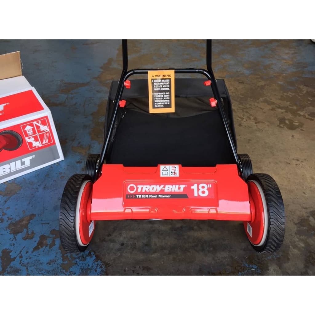 TROY-BILT รถตัดหญ้าแบบเข็น รถเข็นตัดหญ้าสนาม แบบไม่ใช้เครื่องยนต์ รุ่น 16 นิ้ว ไม่มีถุงเก็บหญ้า 18 นิ้ว มีถุงเก็บหญ้า https://wayoza.com