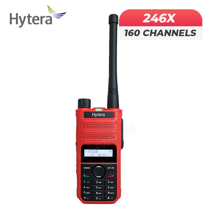 HYTERA 246X วิทยุสื่อสาร 5 วัตต์ DMR 2 ระบบ Digital & Analog 2023 ของแท้จาก ไฮเทร่า รับประกันสินค้า 1 ปี ใช้กับ hyt super 246 https://wayoza.com