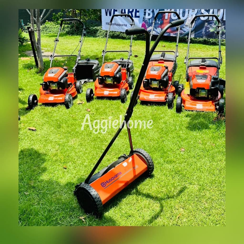 HUSQVARNA รถเข็นตัดหญ้า ระบบการตัด Manual รุ่น HUSQVARNA 54 ความกว้างใบตัด 40 ซม ไม่ใช้เครื่องยนต์และไฟฟ้า https://wayoza.com