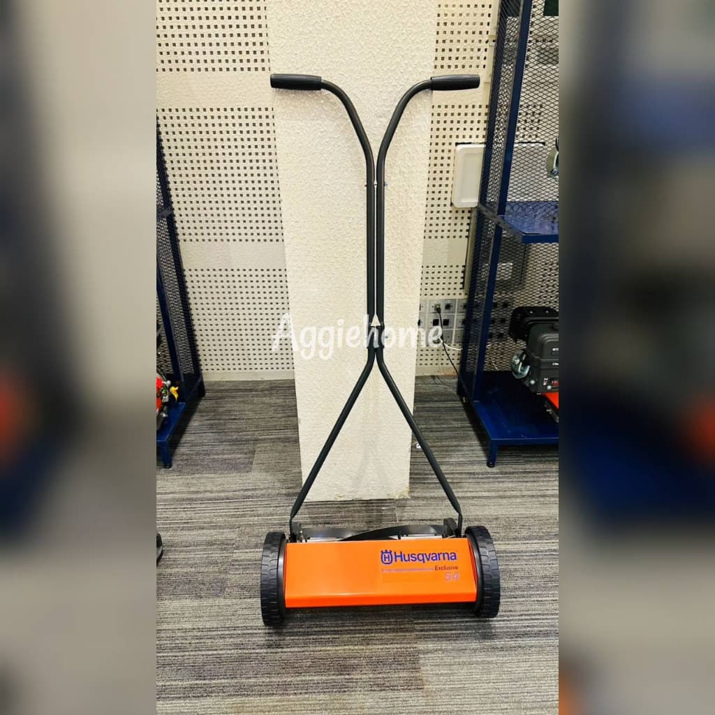 HUSQVARNA รถเข็นตัดหญ้า ระบบการตัด Manual รุ่น HUSQVARNA 54 ความกว้างใบตัด 40 ซม ไม่ใช้เครื่องยนต์และไฟฟ้า https://wayoza.com