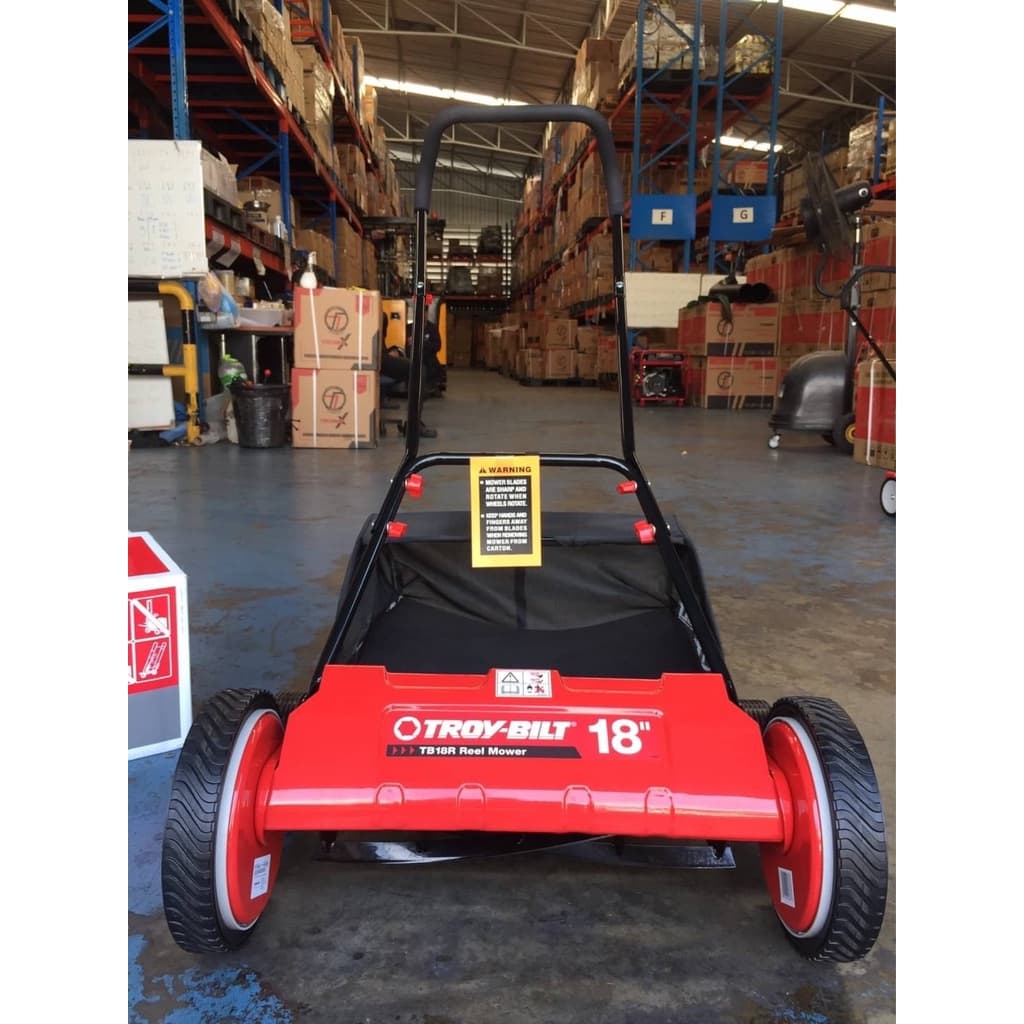TROY-BILT รถตัดหญ้าแบบเข็น รถเข็นตัดหญ้าสนาม แบบไม่ใช้เครื่องยนต์ รุ่น 16 นิ้ว ไม่มีถุงเก็บหญ้า 18 นิ้ว มีถุงเก็บหญ้า https://wayoza.com