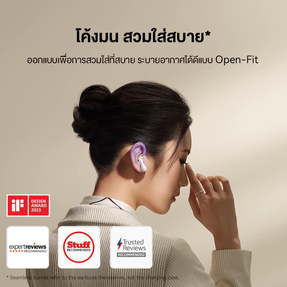 HUAWEI FreeBuds 5 หูฟัง Bluetooth 5.2 โค้งมน สวมใส่สบาย เสียงเบสเต็มพลังด้วยไดร์เวอร์แบบแม่เหล็ก ร้านค้าอย่างเป็นทางการ https://wayoza.com