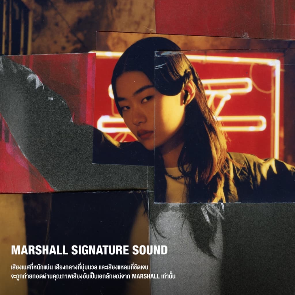 MARSHALL Minor IV black - หูฟังบลูทูธ, หูฟังไร้สาย, true wireless tws Bluetooth 5.3 https://wayoza.com