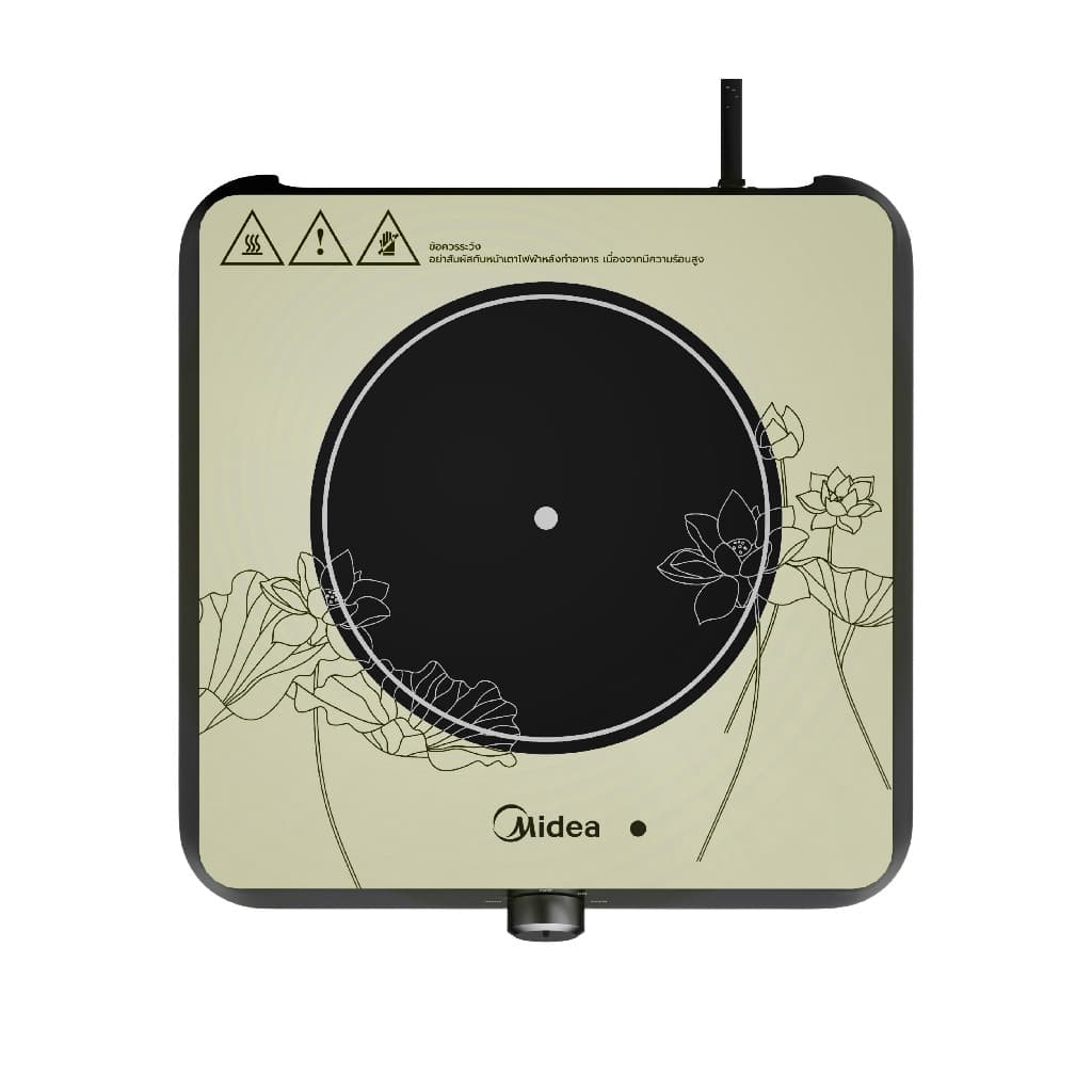 Midea รุ่น COOKKY 1600 SERIES เตาแม่เหล็กไฟฟ้า ไมเดีย 1600 วัตต์ https://wayoza.com
