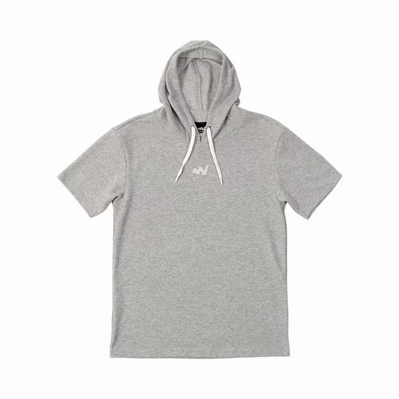 WARRIX เสื้อฮู้ดแขนสั้น HOODIE สีดำ สีเทา https://wayoza.com