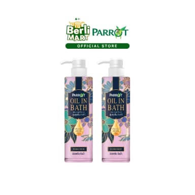 PARROT แพรอทครีมอาบน้ำ ออยล์อินบาธ ไฮโดร เฟรช สีฟ้า Oil In Bath Hydro Fresh สบู่เหลว Liquid soap