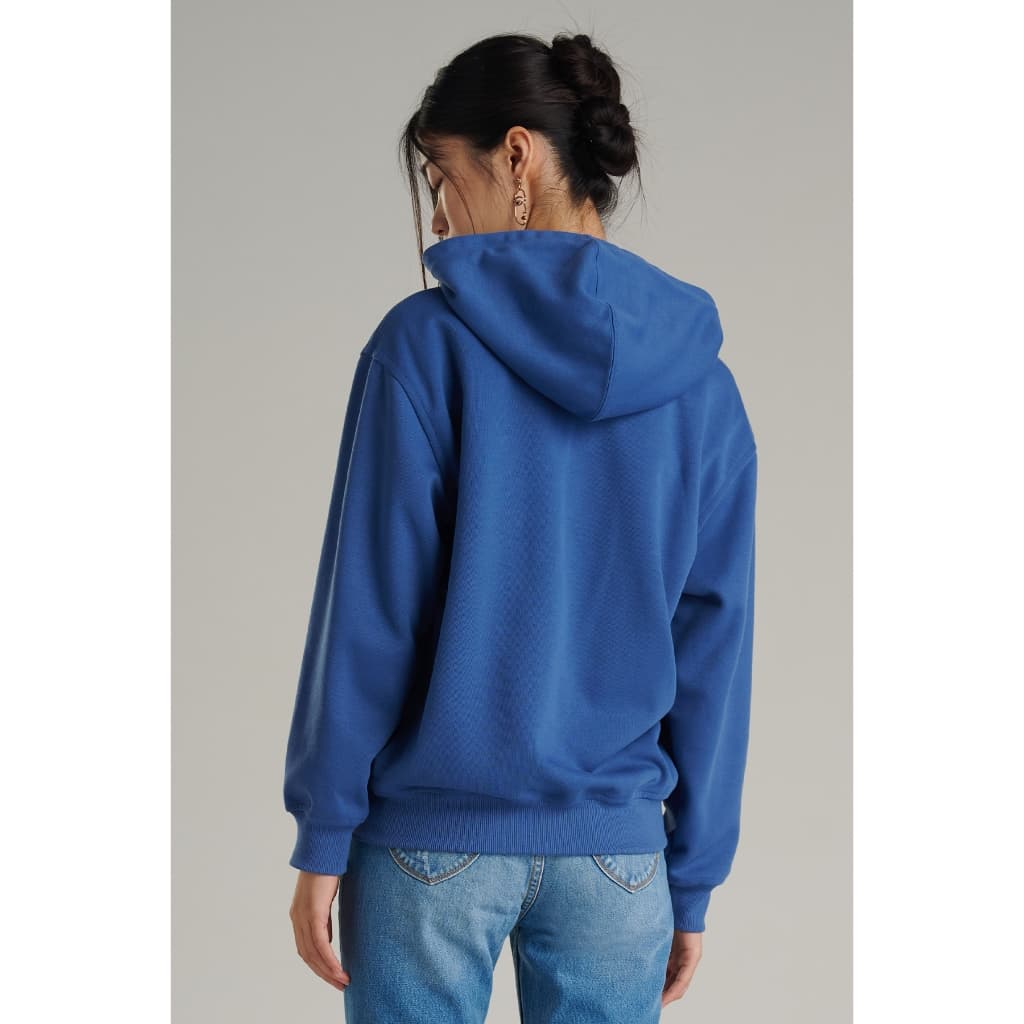 Mc jeans เสื้อกันหนาว ฮู้ดดี้ Unisex แขนยาว สีน้ำเงิน MJHP213 https://wayoza.com