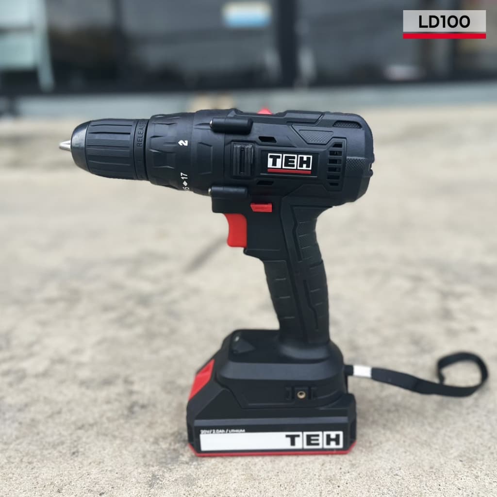 TEH รุ่น LD100 แรงบิด 30 N.m  ไขควงคลัชไร้สาย เจาะ ขันสกรู สว่านไร้สาย 2 ระบบ สว่านไฟฟ้าเจาะเหล็ก สว่านไฟฟ้าเจาะไม้ https://wayoza.com