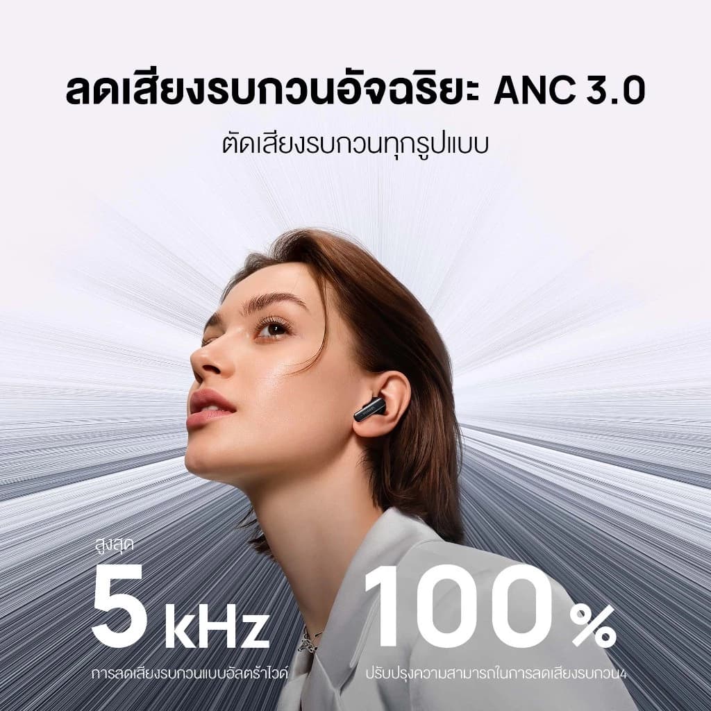 HUAWEI FreeBuds 6i หูฟัง Bluetooth 5.3 ลดเสียงรบกวนอัจฉริยะ ANC 3.0 เบสแน่น Punchy Bass https://wayoza.com