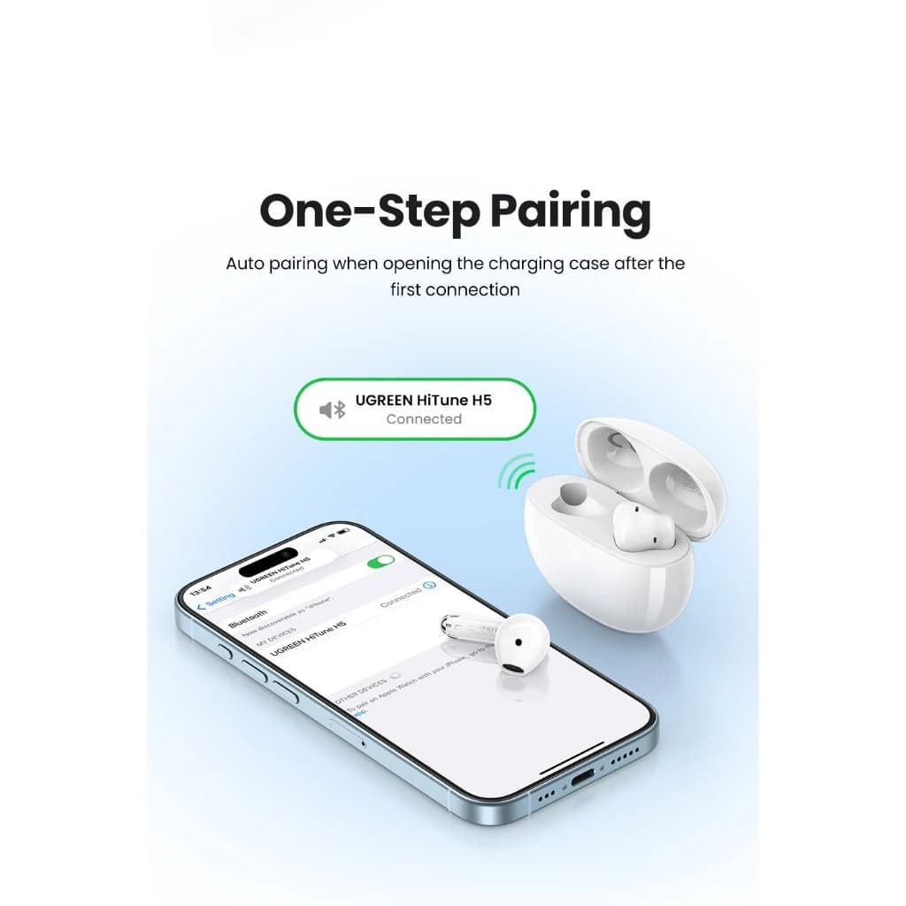 UGREEN HiTune H5 รุ่น 15612 True Wireless Earbuds Bluetooth 5.3 หูฟังไร้สาย กันน้ำ IPX 5 https://wayoza.com