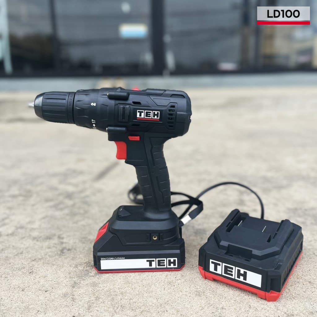 TEH รุ่น LD100 แรงบิด 30 N.m  ไขควงคลัชไร้สาย เจาะ ขันสกรู สว่านไร้สาย 2 ระบบ สว่านไฟฟ้าเจาะเหล็ก สว่านไฟฟ้าเจาะไม้ https://wayoza.com