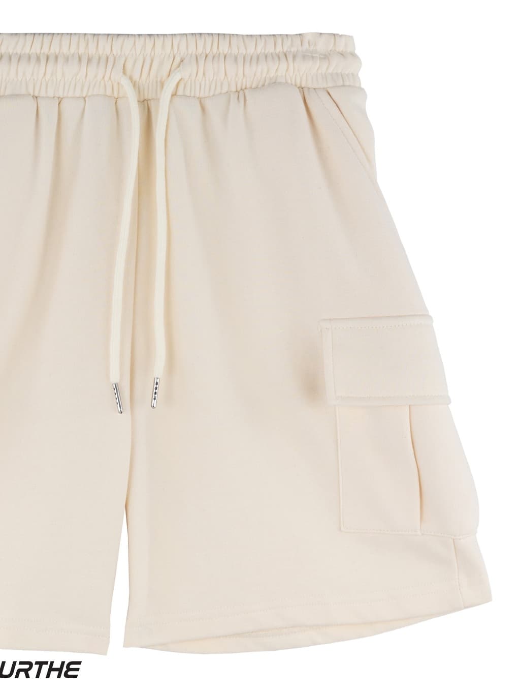 URTHE - กางเกง ขาสั้น รุ่น SWEAT SHORTS 2.0 สี ดำ เทา ครีม https://wayoza.com