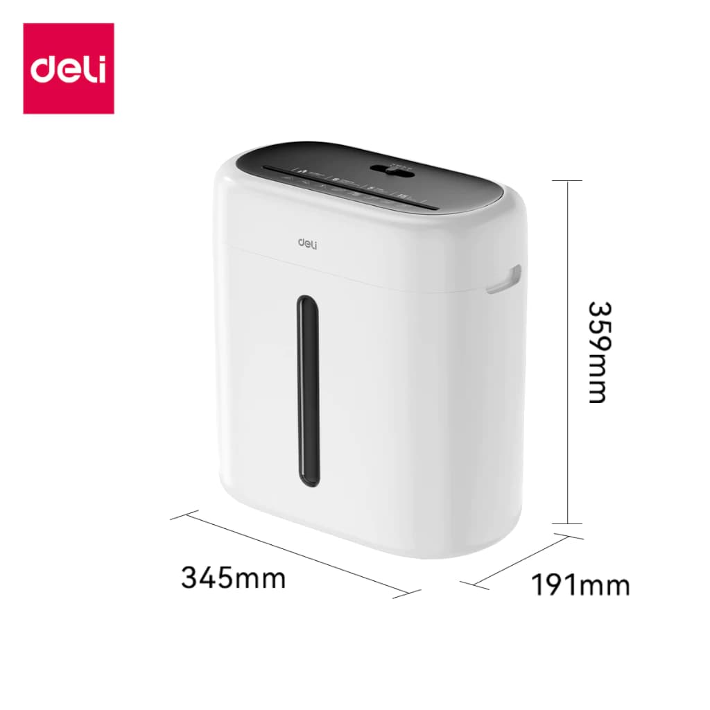 Deli เครื่องทำลายเอกสาร เครื่องย่อยกระดาษ ทำลายอัตโนมัติ เสียงเบา ทำลายครั้งละ 6 แผ่น ต่อนื่อง 5 นาที Paper Shredder รุ่น ET001 ET058 ET048 https://wayoza.com