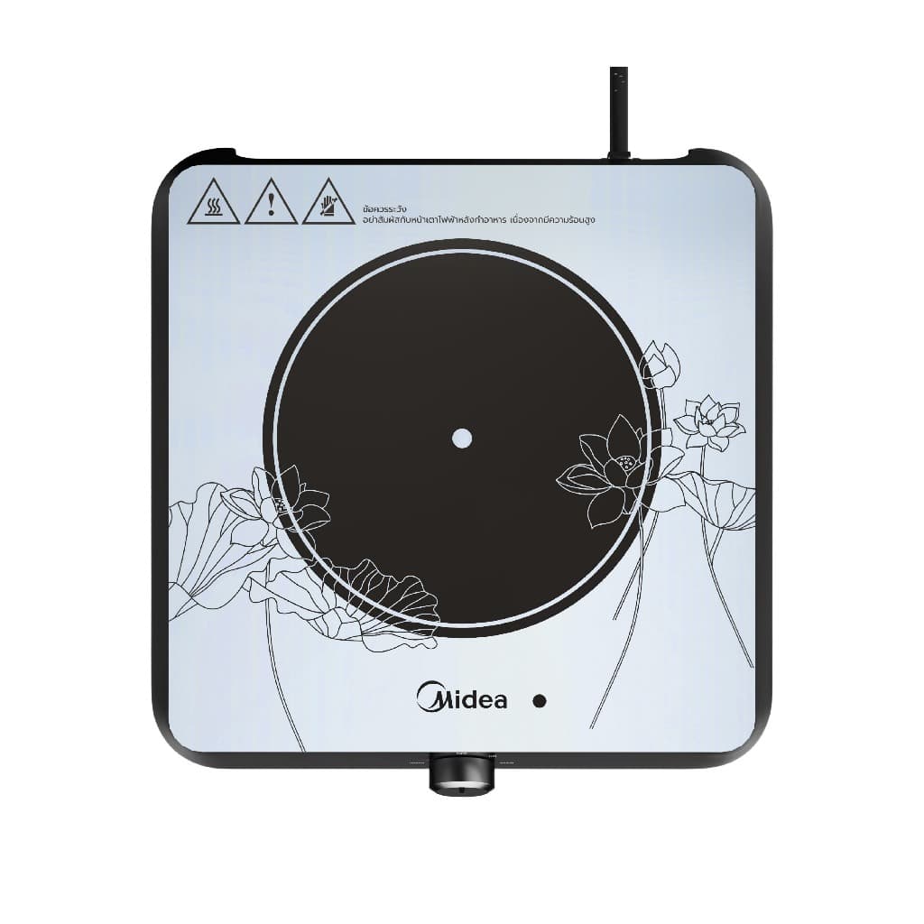 Midea รุ่น COOKKY 1600 SERIES เตาแม่เหล็กไฟฟ้า ไมเดีย 1600 วัตต์ https://wayoza.com