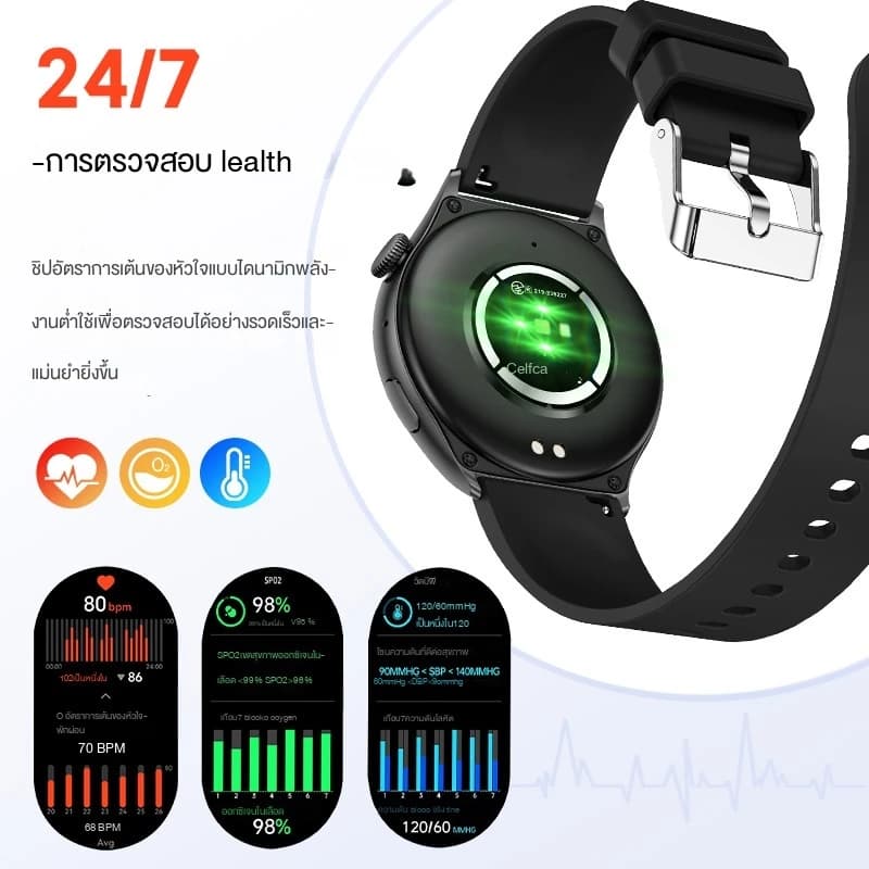 Aolon Mars R3 1.43 นิ้ว สมาร์ทวอทช์ Amoled smartwatch IP68 กันน้ำ 300mAh นาฬิกาวิ่ง ภาษาไทย smartwatch จอเล็ก https://wayoza.com