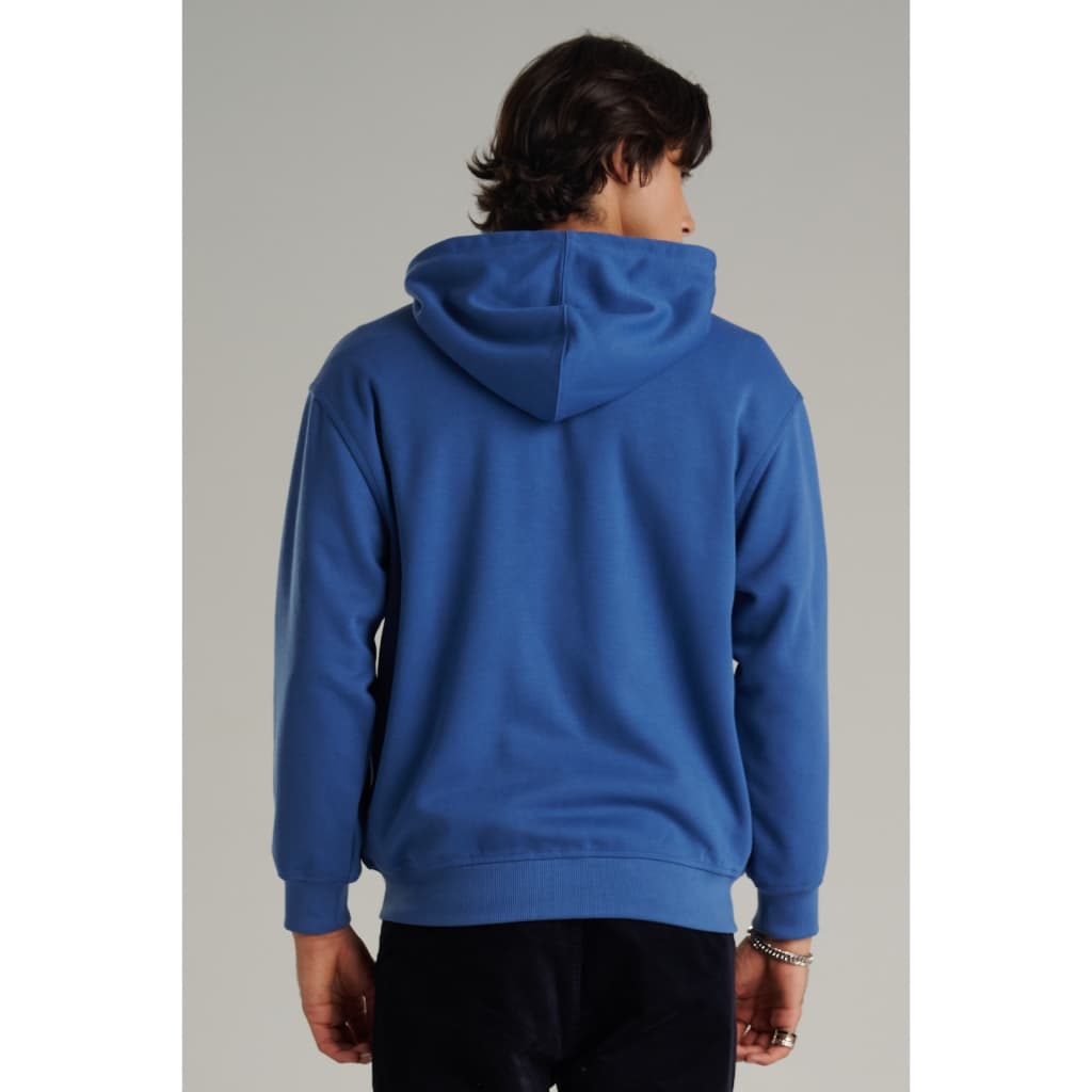 Mc jeans เสื้อกันหนาว ฮู้ดดี้ Unisex แขนยาว สีน้ำเงิน MJHP213 https://wayoza.com