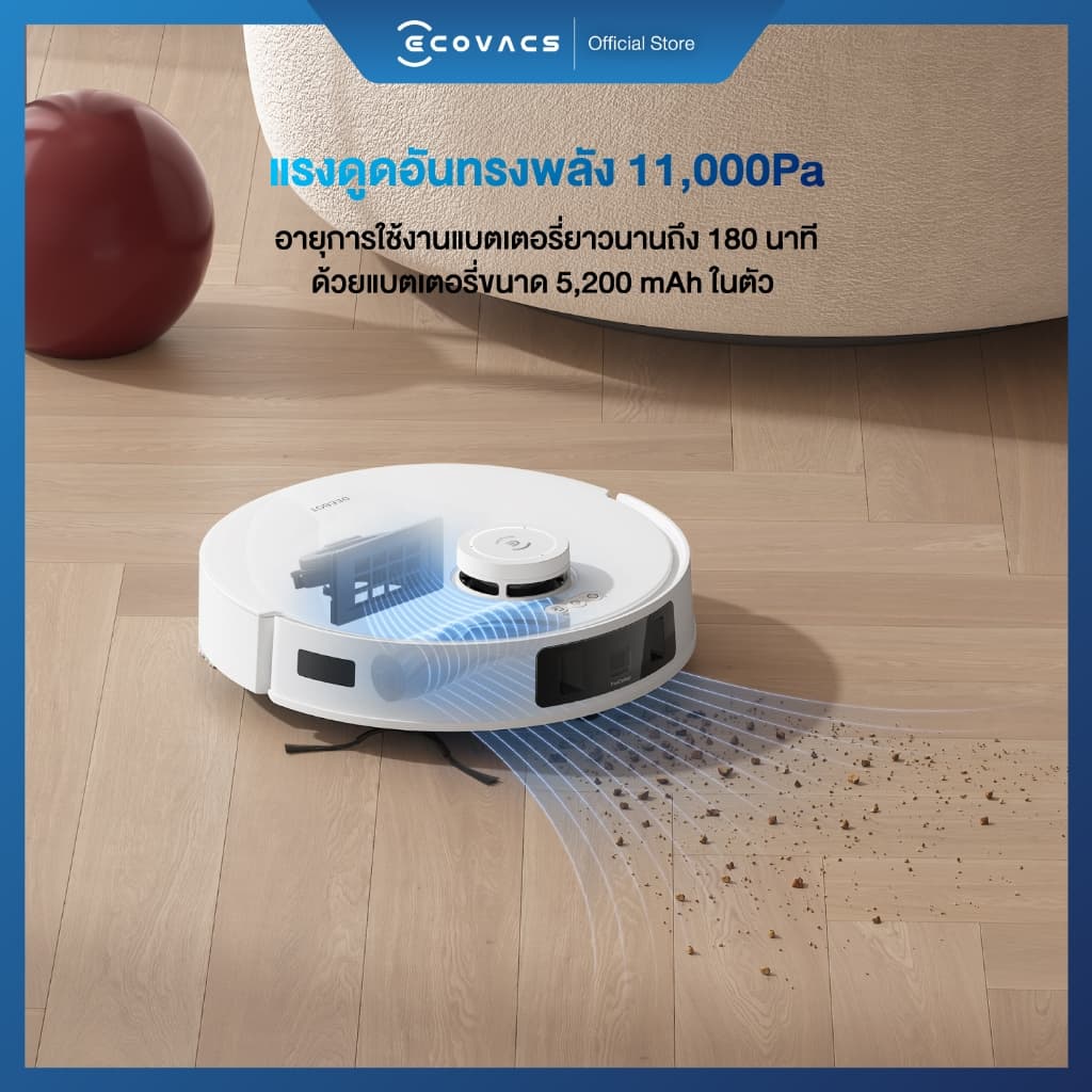 ECOVACS DEEBOT T30 PRO OMNI หุ่นยนต์ดูดฝุ่น ถูพื้น อัจฉริยะ+สถานี All-In-One ฟีเจอร์ครบจบหนึ่งเดียว https://wayoza.com