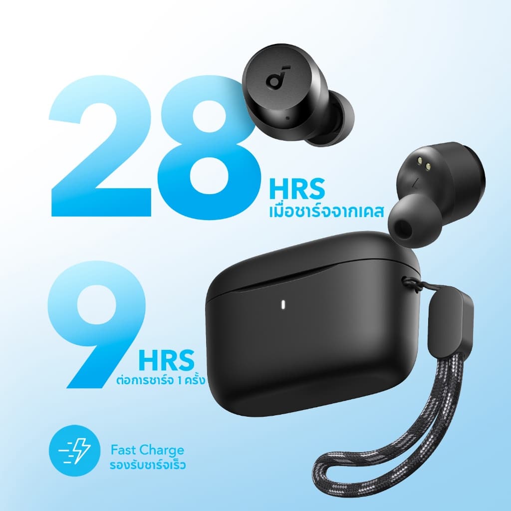Soundcore A20i True Wireless Bluetooth 5.3 Earphone หูฟังบลูทูธ Noise Cancelling Earbuds Bass Up A3948 https://wayoza.com