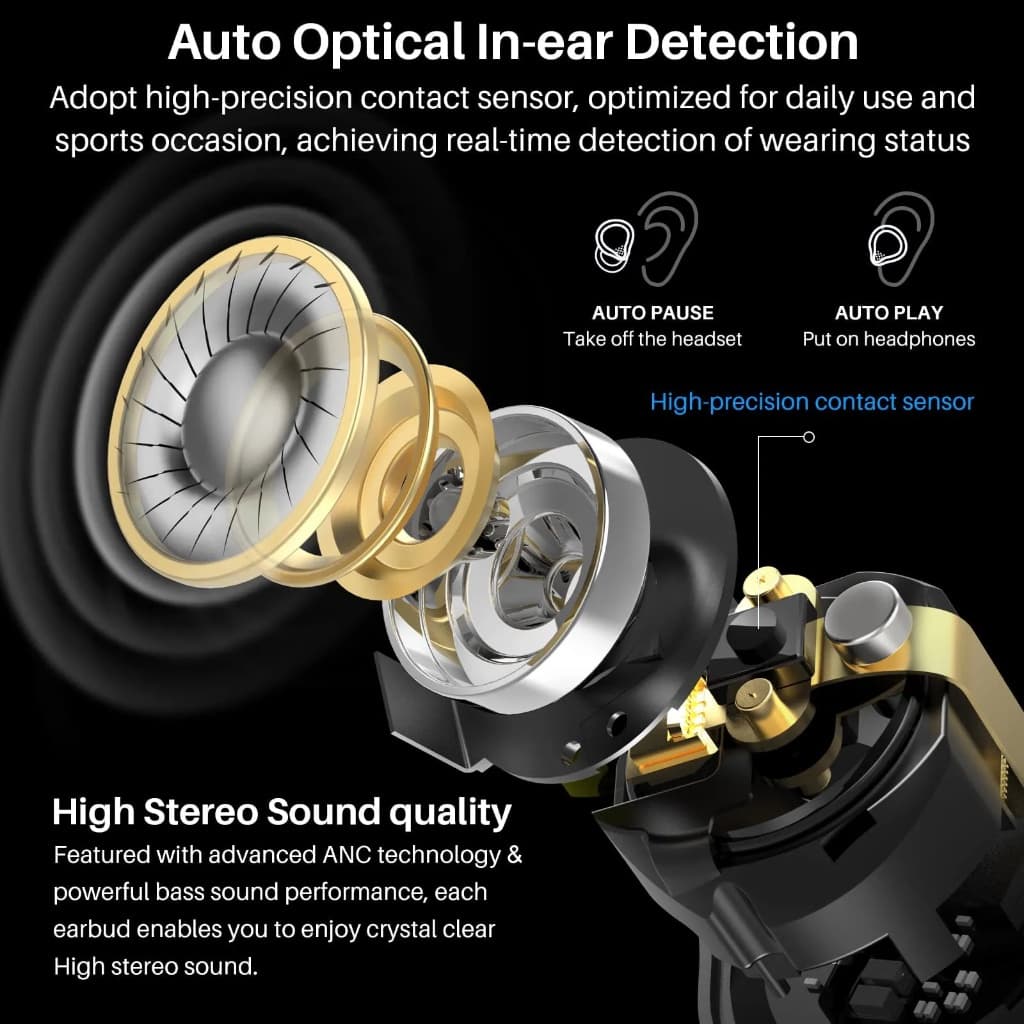 TOZO NC7 Pro หูฟังบลูทูธ In-Ear 4 Mics ENC IPX6 Bluetooth 5.3 https://wayoza.com