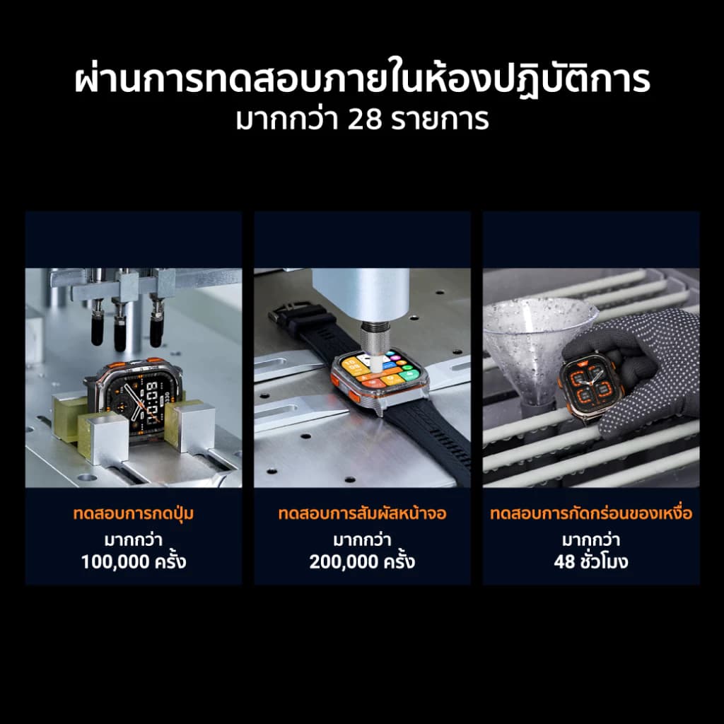 KOSPET TANK M3 ULTRA สมาร์ทวอทช์ GPS Bluetooth Calling AMOLED 1.96 นิ้ว กันน้ำ 5 ATM + IP69K -2Y https://wayoza.com