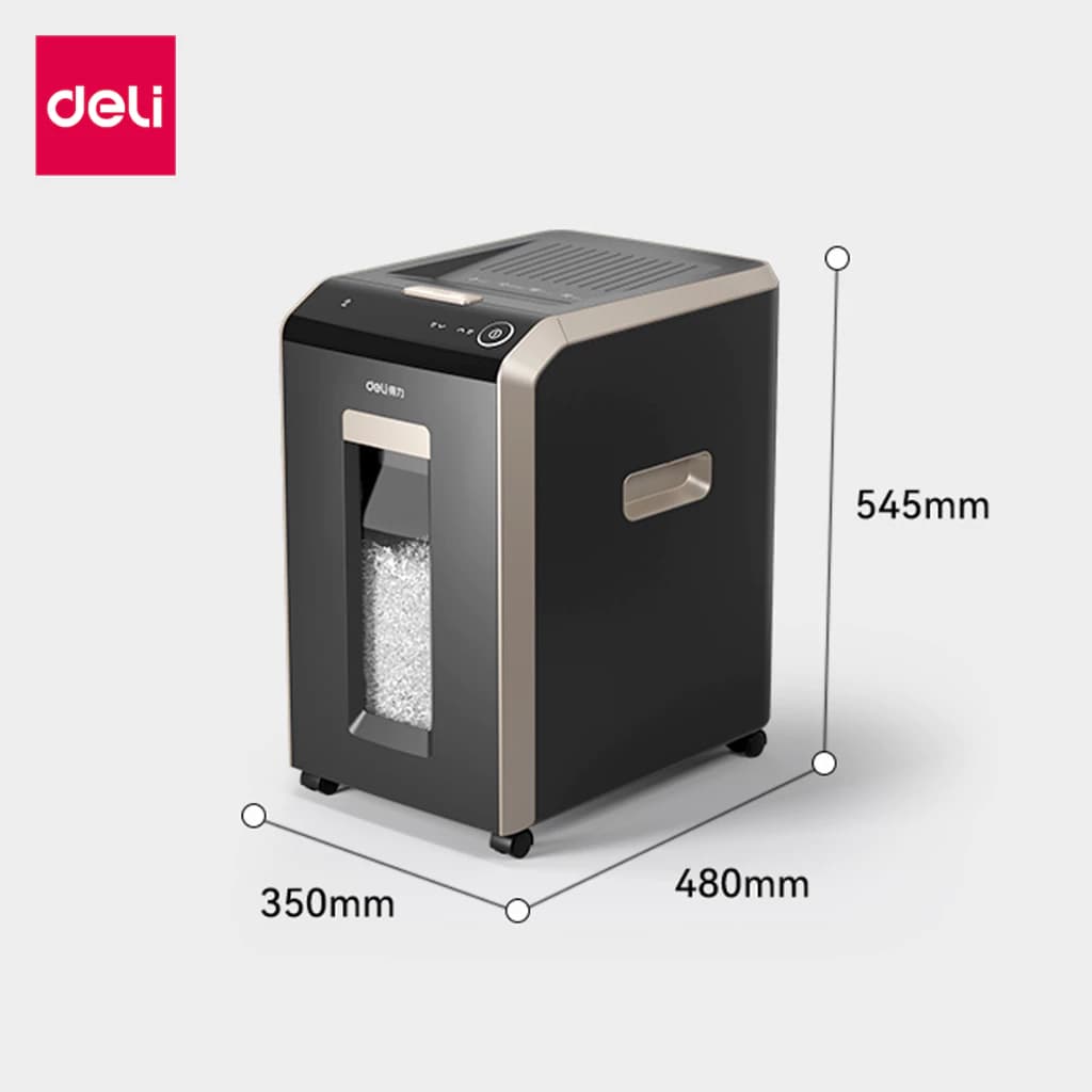 Deli เครื่องทำลายเอกสาร เครื่องทำลายเอกสารอัตโนมัติ ขนาด30ลิตร A4 12แผ่น/1ครั้ง ย่อยอัตโนมัติ150-200แผ่น Paper Shredder https://wayoza.com