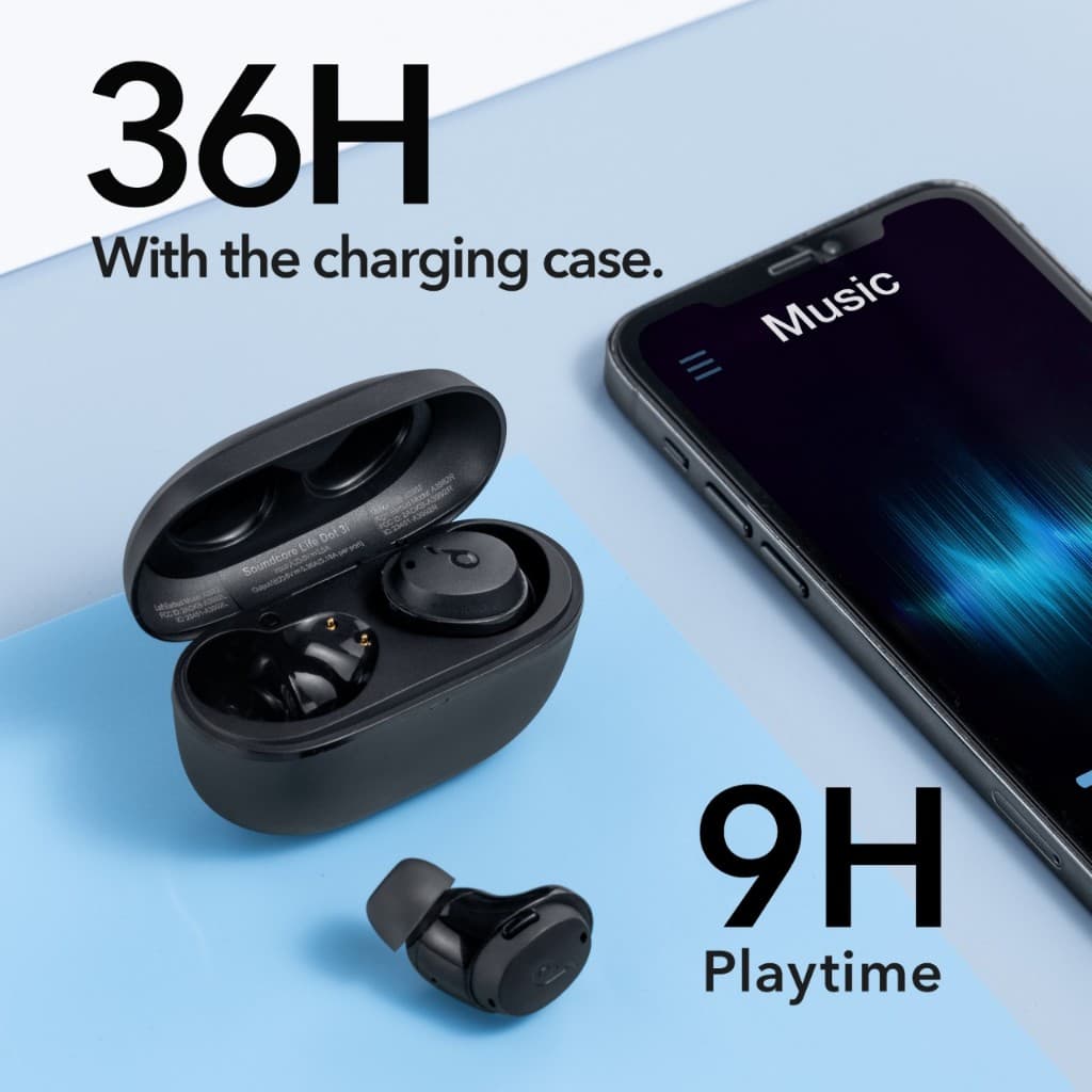 Soundcore Life Dot 3i หูฟังบลูทูธไร้สาย ลดเสียงรบกวน headphone Bluetooth 5.2 หูฟังบลูทูธไร้สาย หูฟังตัดเสียงรบกวน https://wayoza.com