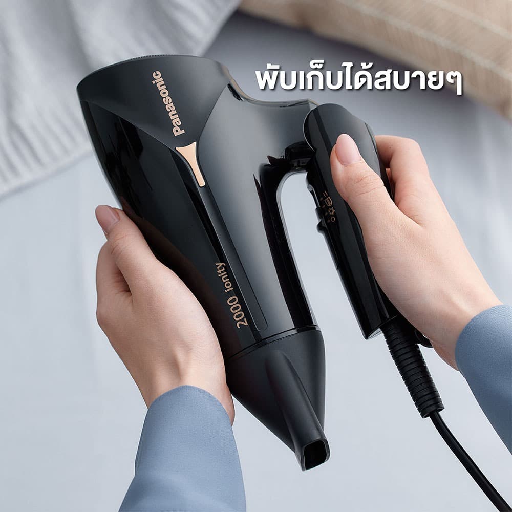 Panasonic รุ่น EH-NE66-KL ไดร์เป่าผม Hair Dryer (2000 วัตต์) กำลังไฟ 2,000 วัตต์ Heat Protection ป้องกันความร้อนสูงเกิน https://wayoza.com