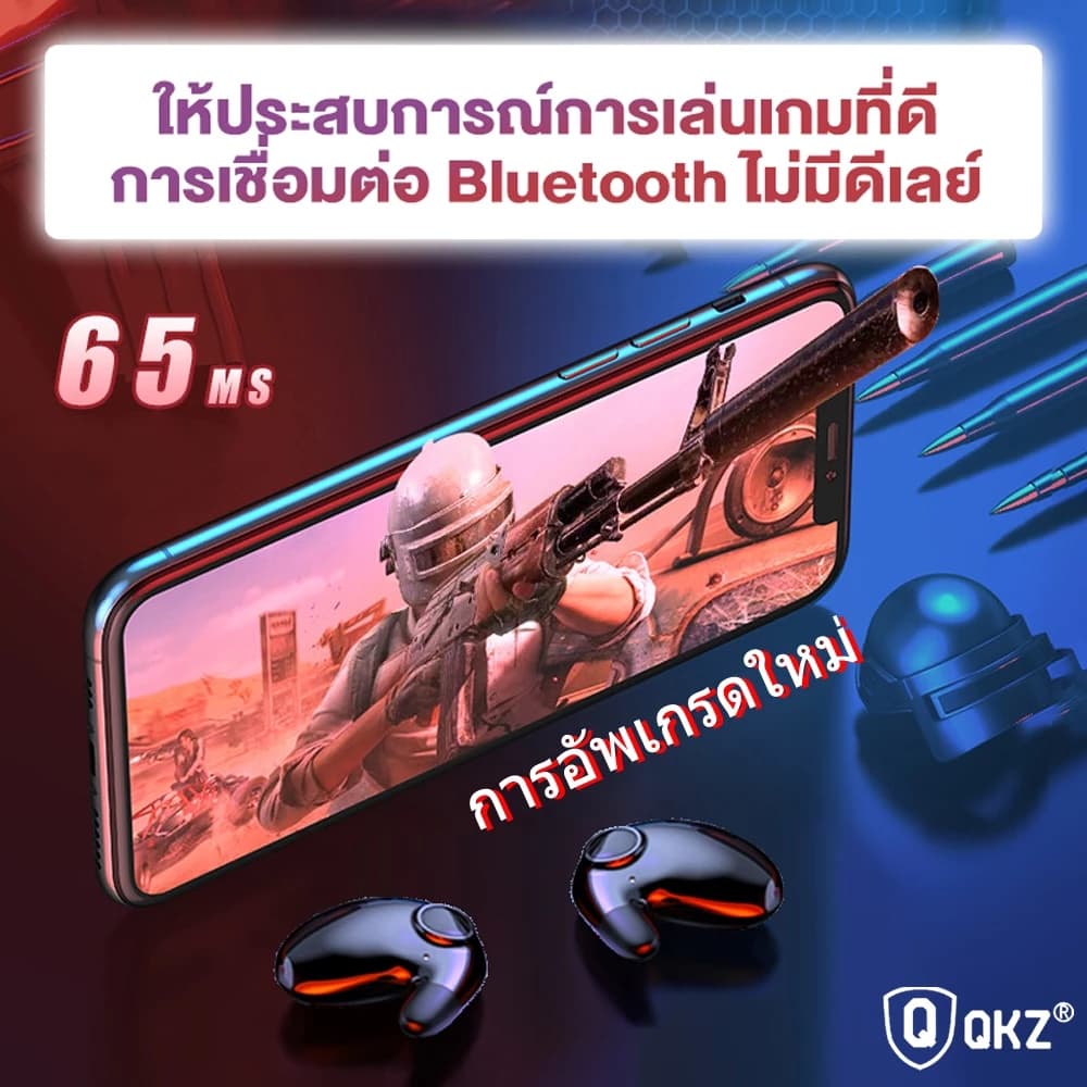 หูฟังใส่นอน MD538 ชุดหูฟังบลูทูธ Bluetooth 5.3 หูฟังไร้สาย แบบใส่ในหูขนาดเล็กบางเฉียบ https://wayoza.com