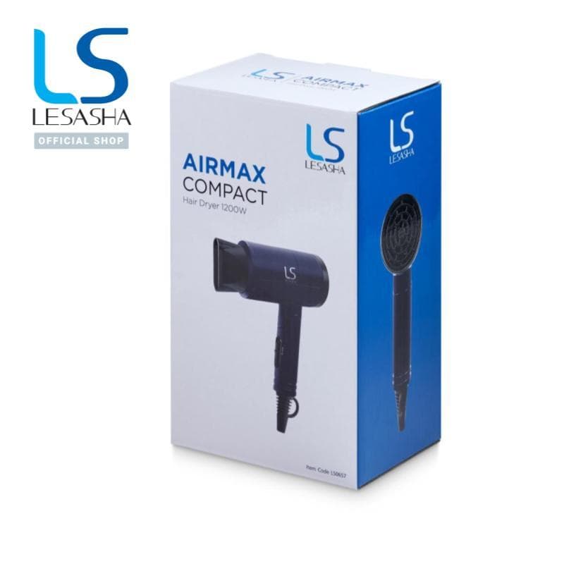 Lesasha เลอซาช่า ไดร์เป่าผม ไดร์เป่าผมพับได้ AIRMAX COMPACT HAIR DRYER 1200W ปรับแรงลม 2 ระดับ 10LS00064 https://wayoza.com