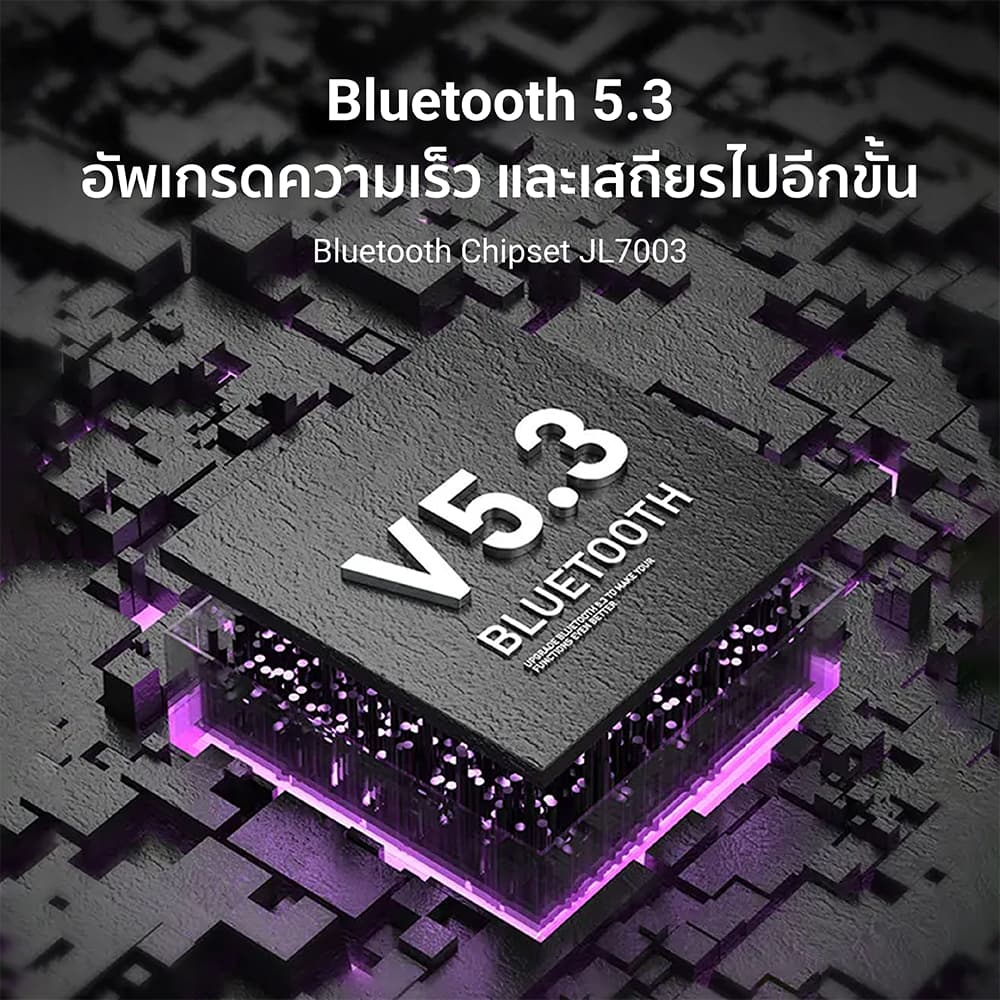 iSuper Evo Buds Life หูฟังไร้สาย Bluetooth 5.3 ไมค์ตัดเสียงรบกวน แบตอึด 35 ชม. รองรับแอป iSuper Play https://wayoza.com