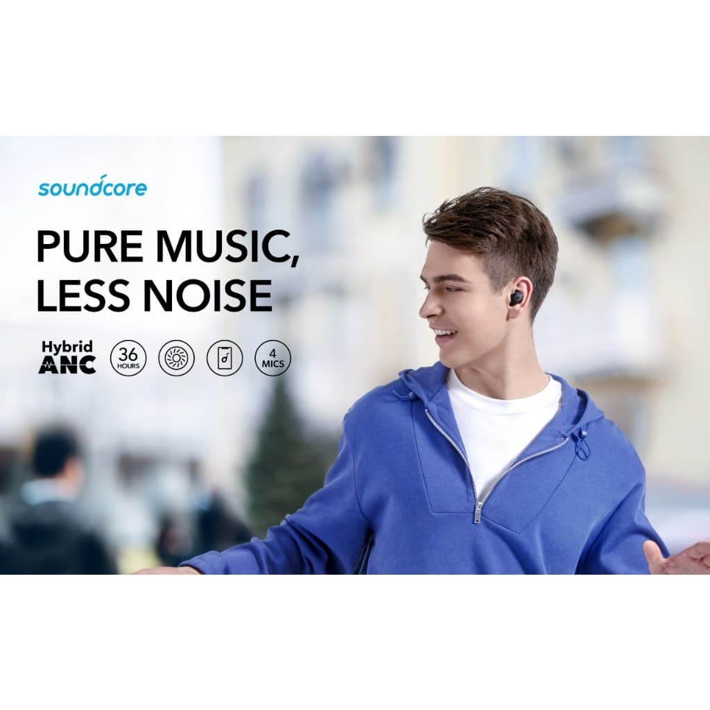 Soundcore Life Dot 3i หูฟังบลูทูธไร้สาย ลดเสียงรบกวน headphone Bluetooth 5.2 หูฟังบลูทูธไร้สาย หูฟังตัดเสียงรบกวน https://wayoza.com