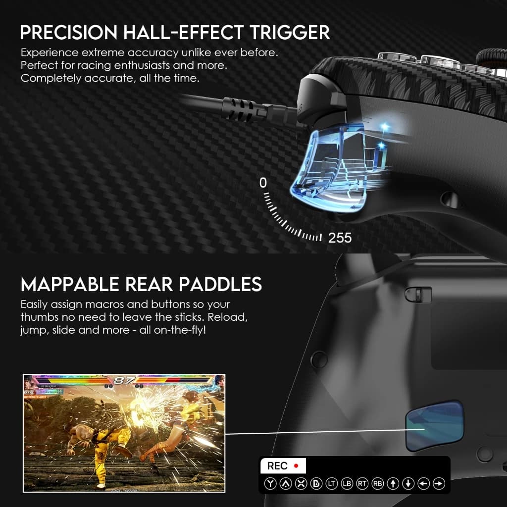 FANTECH GP15 จอยเกมมิ่ง wired gaming controlle ปรับระดับได้ 3 โหมด รองรับ PC, PS3,  Android, IOS https://wayoza.com
