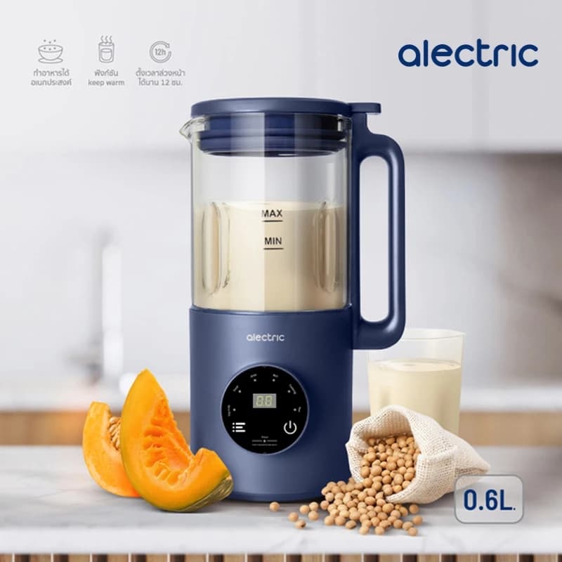 Alectric เครื่องทำนมถั่วเหลือง รุ่น S-MINI - รับประกัน 3 ปี https://wayoza.com