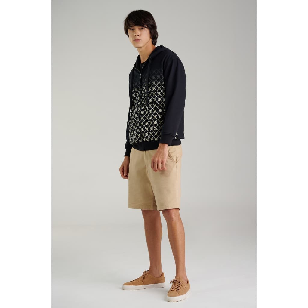 Mc jeans เสื้อกันหนาว ฮู้ดดี้ Unisex แขนยาว สีดำ MJHZ209 https://wayoza.com