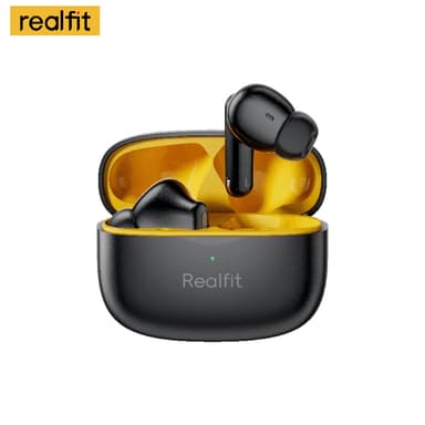 Realfit F3 หูฟังบลูทูธ -38dB ตัดเสียงรบกวน 360° Blutooth 5.4 เสียงเบสที่ดีเยี่ยม