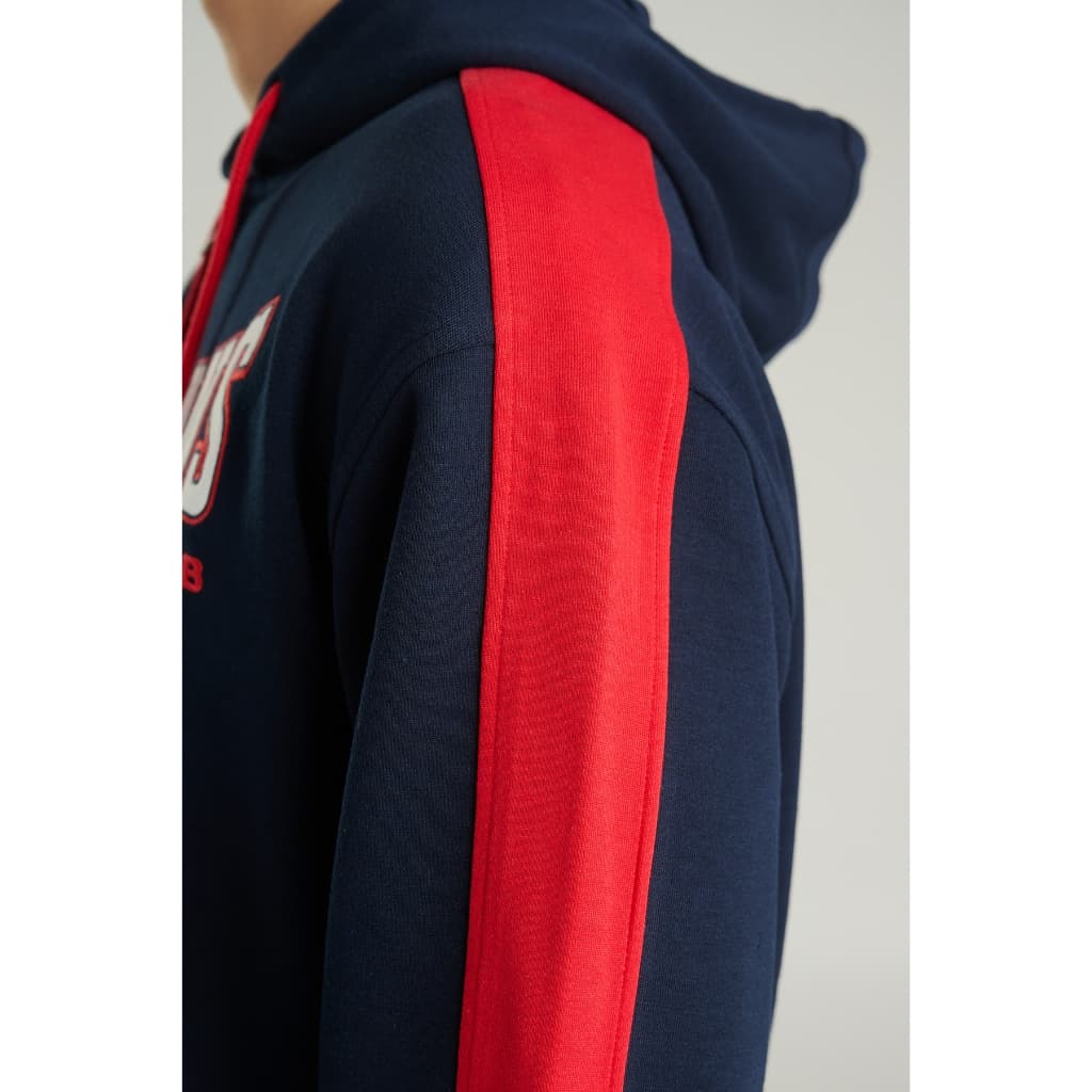 Mc jeans เสื้อกันหนาว ฮู้ดดี้ Unisex แขนยาว สีกรมท่า MJHP223 https://wayoza.com