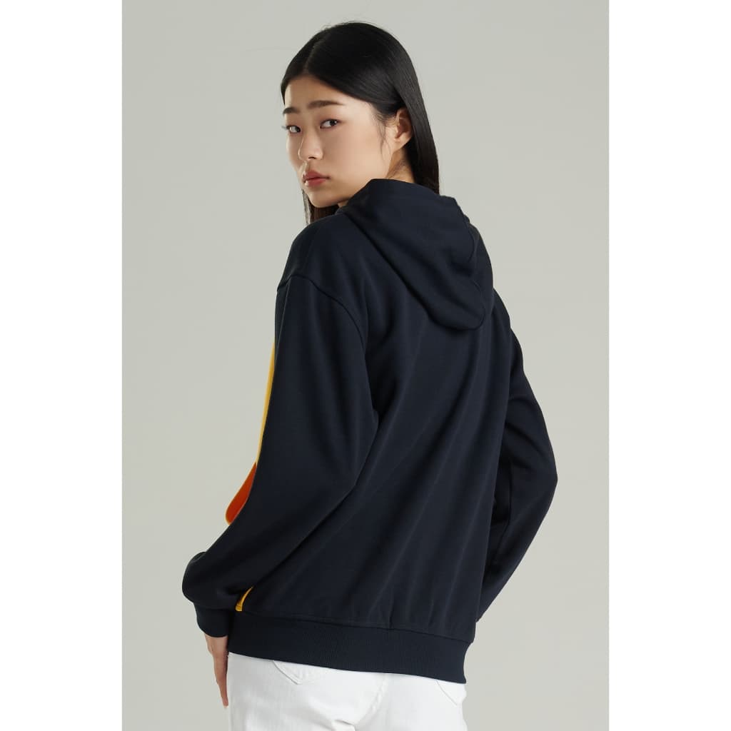 Mc jeans เสื้อกันหนาว ฮู้ดดี้ Unisex แขนยาว สีกรมท่า MJHP219 https://wayoza.com