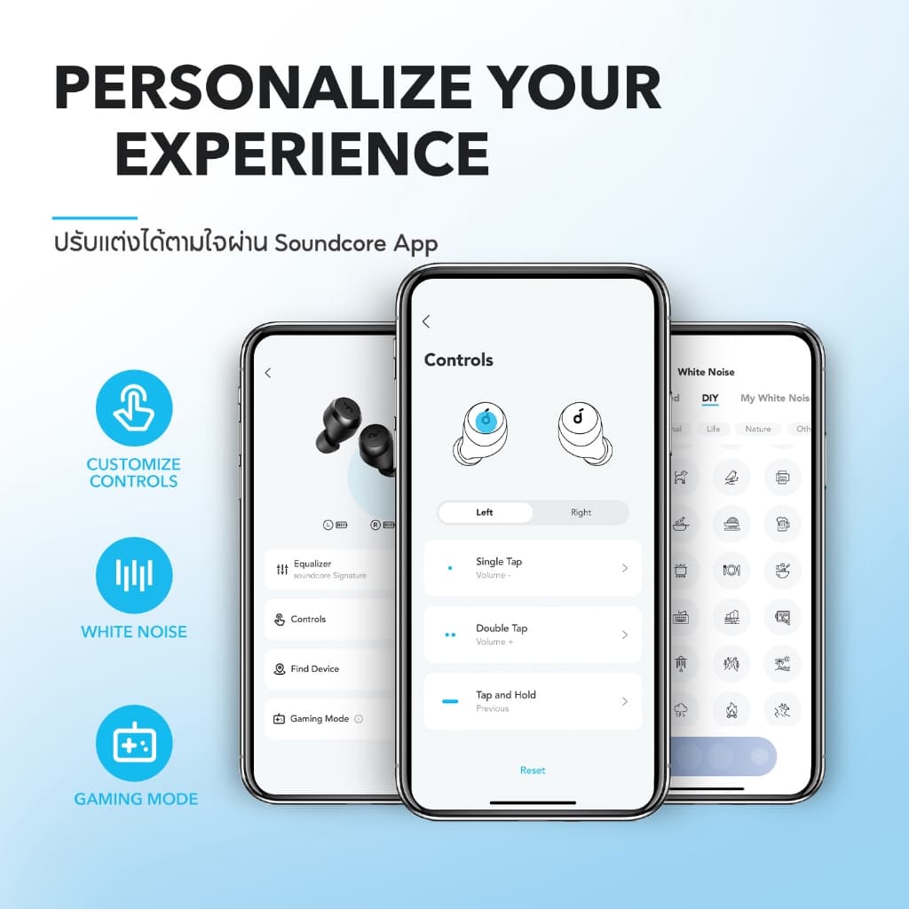 Soundcore A20i True Wireless Bluetooth 5.3 Earphone หูฟังบลูทูธ Noise Cancelling Earbuds Bass Up A3948 https://wayoza.com