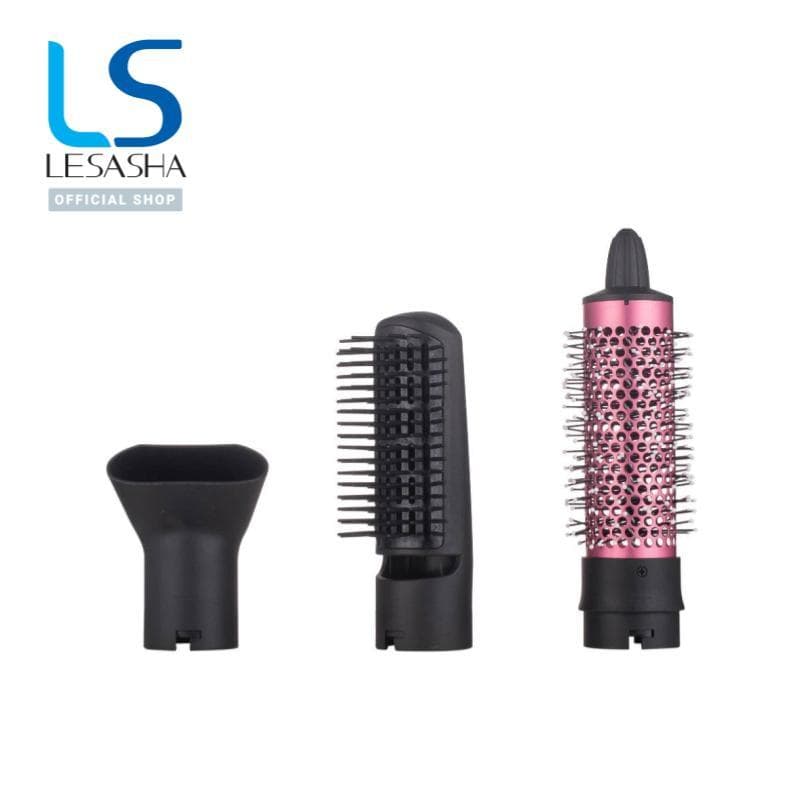 Lesasha เลอซาช่า หวีไดร์เป่าผม หวีไดร์ไฟฟ้า หวีไดร์จัดแต่งทรงผม หวีแปรงไฟฟ้า 3 in 1 Ultra Shine Volume & Curl 10LS00370 https://wayoza.com