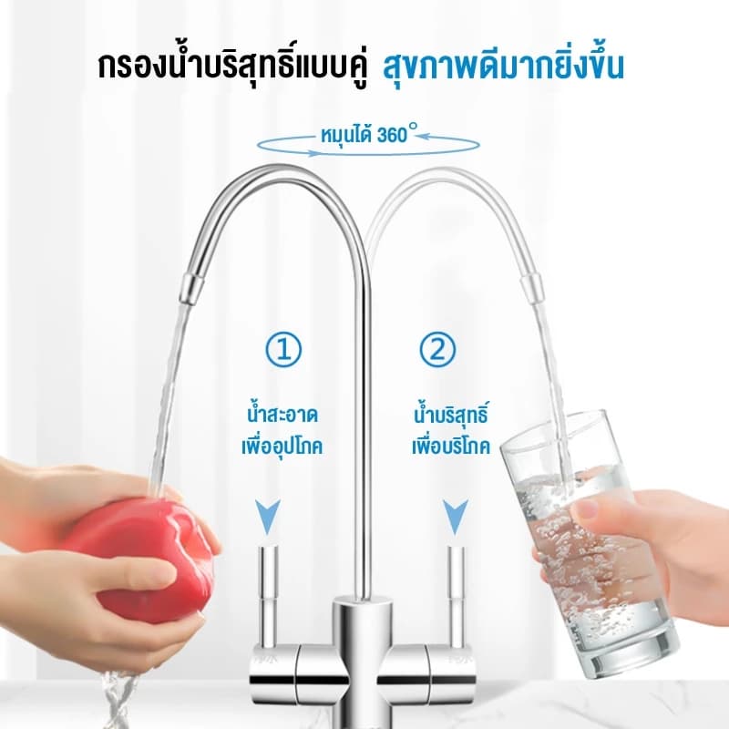 Philips water AUT2015 เครื่องกรองน้ํา ro โหมดการกรองแบบคู่ ใช้ในครัวเรือน เครื่องกรองอัลตรา https://wayoza.com