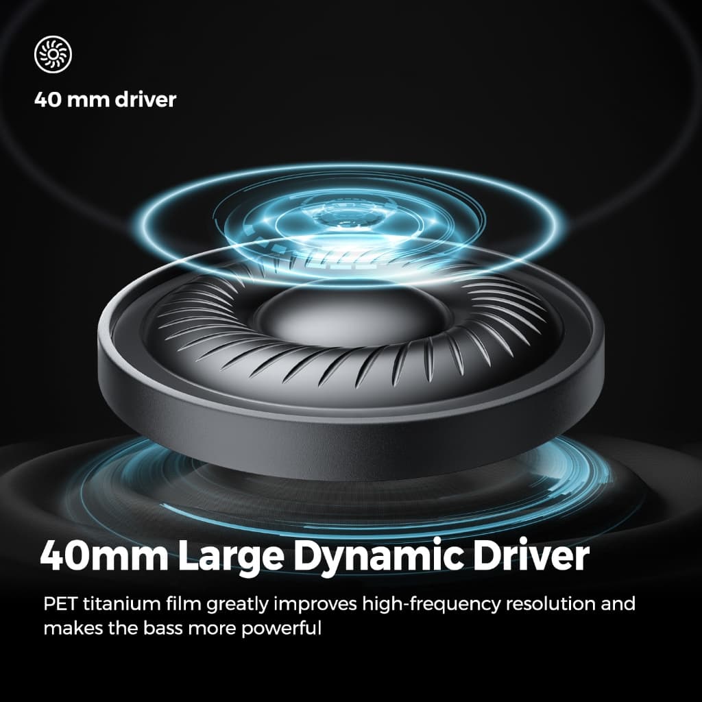 SoundPEATS SPACE หูฟังครอบหู Bluetooth 5.3 Headphones รองรับ Hi-res มี Hybrid ANC ใช้ได้นาน 123 ชม. Game mode https://wayoza.com