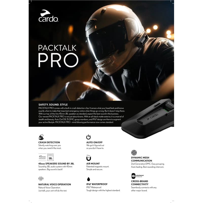 cardo PackTalk Pro รุ่นใหม่ 2024 https://wayoza.com
